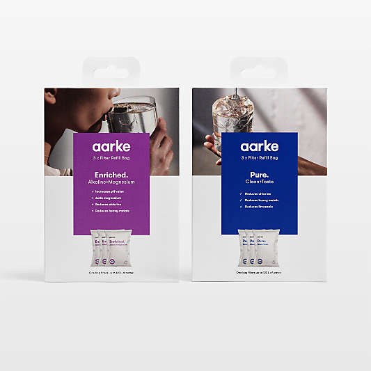 Aarke Water Filter Pure and Enriched Granules Variety Pack