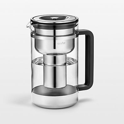 View Aarke Purifier Large Glass Purifying Water Pitcher with Stainless Steel Filter details