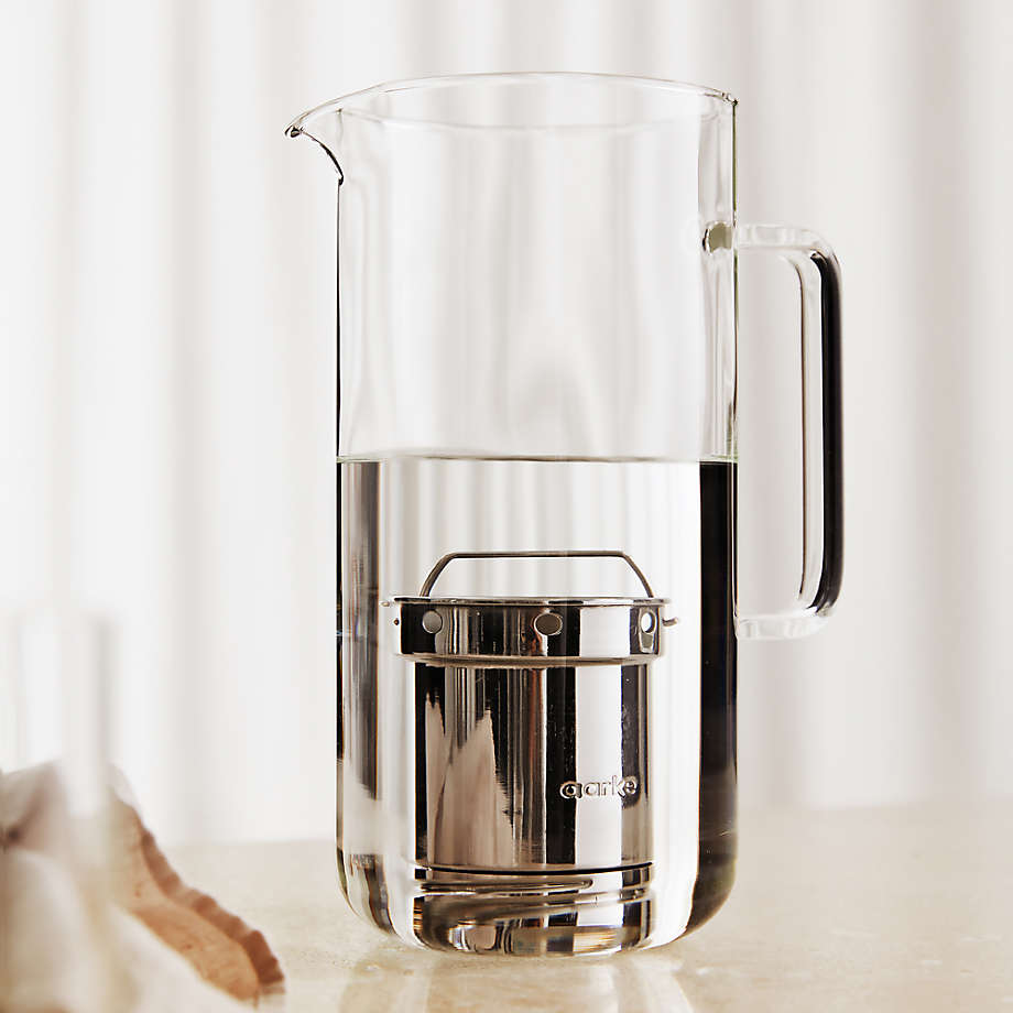 Aarke Purifier Glass Water Pitcher with Filter Reviews Crate