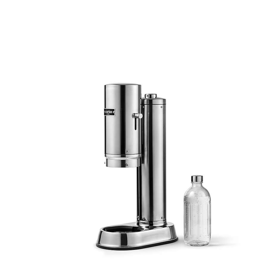 Crate Barrel Aarke Carbonator Pro Stainless Steel Sparkling Water