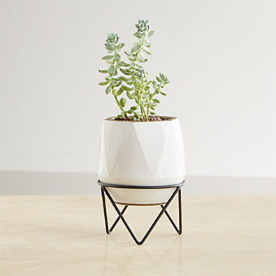 View Aaro Small Geo Planter with Stand details