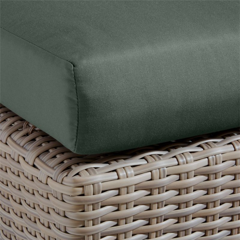 Abaco Resin Wicker Outdoor Armless Chair with Cast Ivy Sunbrella ® Cushions - image 5 of 6
