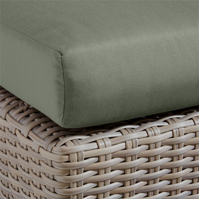 Abaco Resin Wicker Outdoor Armless Chair with Cast Sage Sunbrella ® Cushions - image 5 of 6