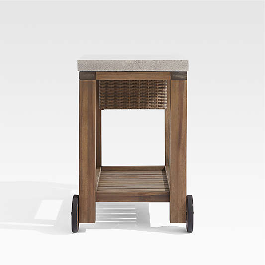 Abaco Outdoor Bar Cart