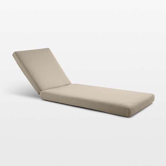Replacement Abaco Canvas Flax Sunbrella ® Sun Lounger Cushion