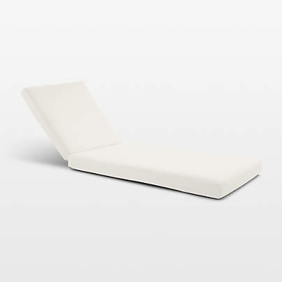 Replacement Abaco Canvas Natural Sunbrella ® Sun Lounger Cushion