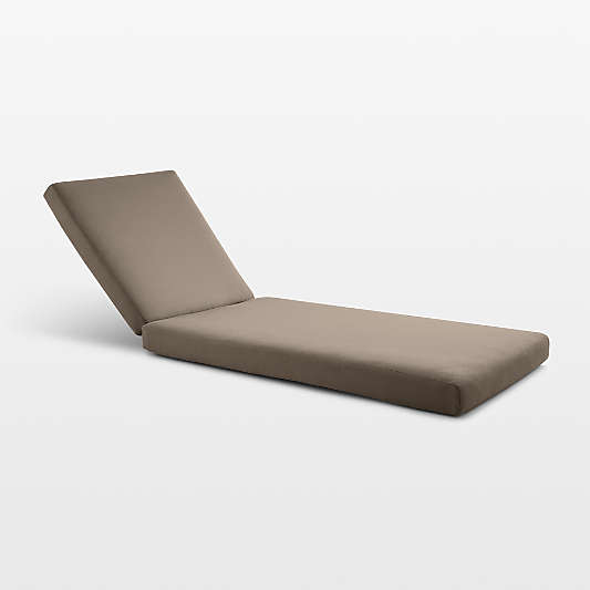Replacement Abaco Cast Shale Sunbrella ® Sun Lounger Cushion