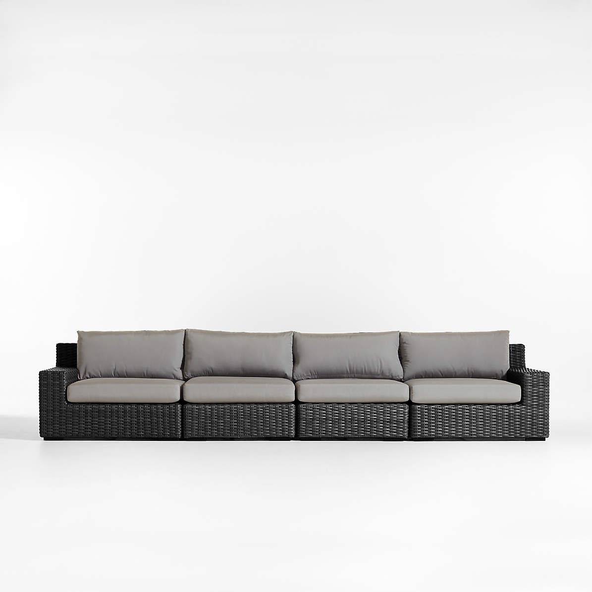 Abaco Graphite Sunbrella Sofa Cushions + Reviews