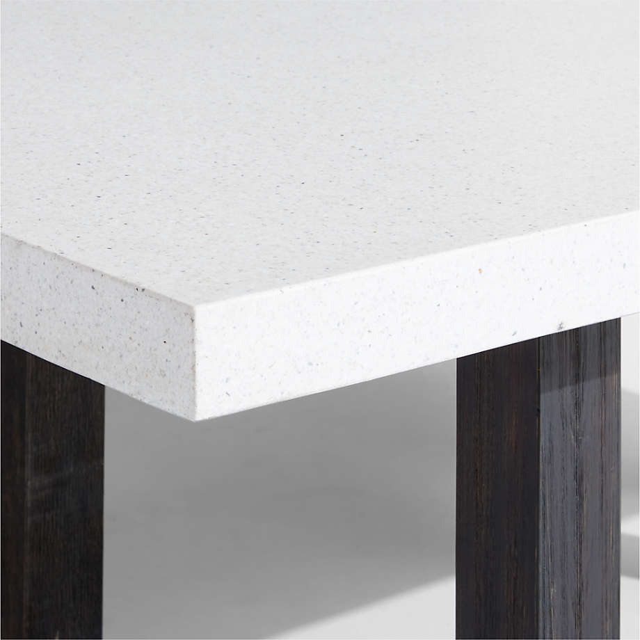 Crate&Barrel Abaco Charcoal Grey Terrazzo and Concrete Outdoor Dining Table Yorkdale Mall