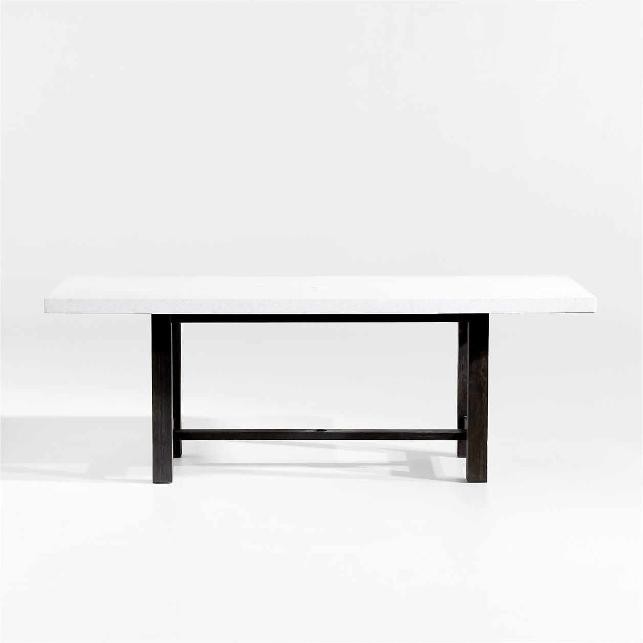 Abaco Charcoal Grey Terrazzo and Concrete Outdoor Dining Table