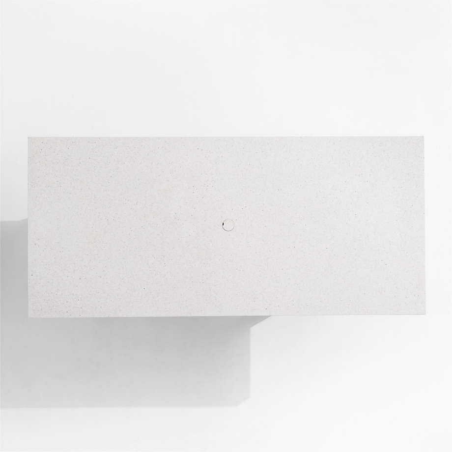 Crate&Barrel Abaco Charcoal Grey Terrazzo and Concrete Outdoor Dining