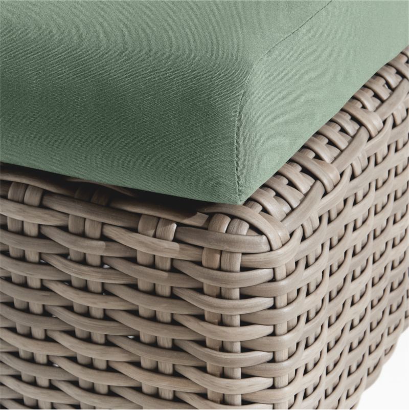 Abaco Resin Wicker Outdoor Sun Lounger with Canvas Spa Sunbrella ® Cushions