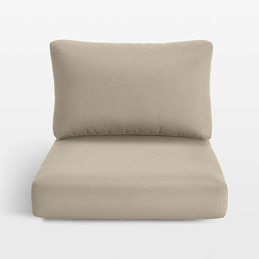Replacement Abaco Canvas Flax Sunbrella ® Lounge Chair Cushions