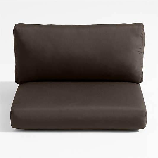 Replacement Abaco Canvas Java Sunbrella ® Outdoor Left/Right-Arm Chair Cushions