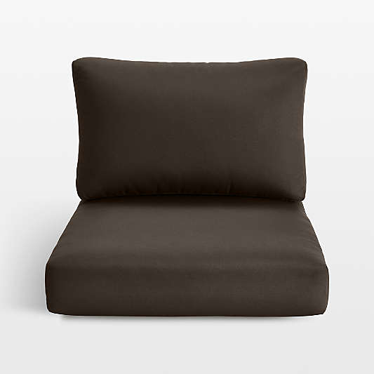 Replacement Abaco Canvas Java Sunbrella ® Lounge Chair Cushions