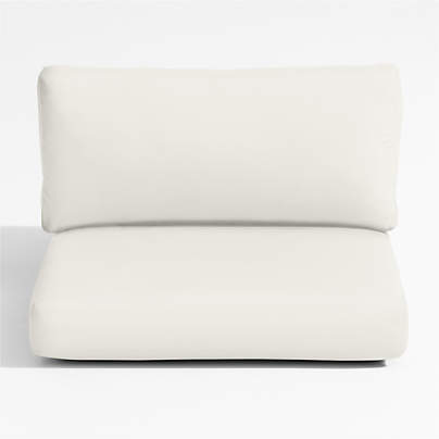 Replacement Abaco Canvas Natural Sunbrella ® Outdoor Left/Right-Arm Chair Cushions