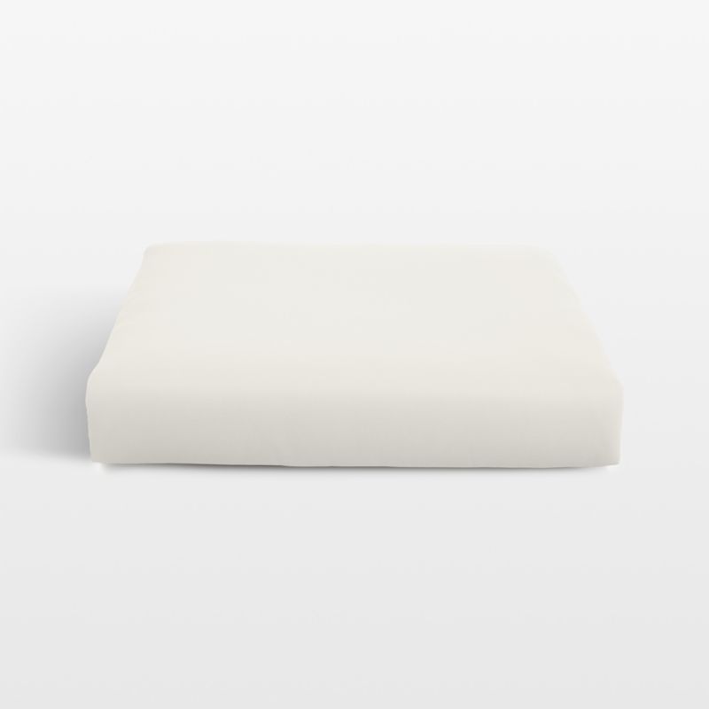 Viewing product image Replacement Abaco Canvas Natural Sunbrella ® Ottoman Cushion - image 1 of 2