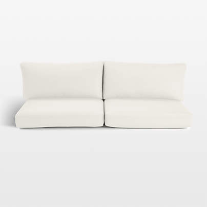 Replacement Abaco Canvas Natural Sunbrella ® Outdoor Sofa Cushions
