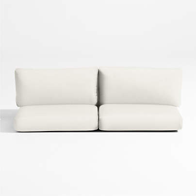 Replacement Abaco Canvas Natural Sunbrella ® Outdoor Sectional Sofa Cushions