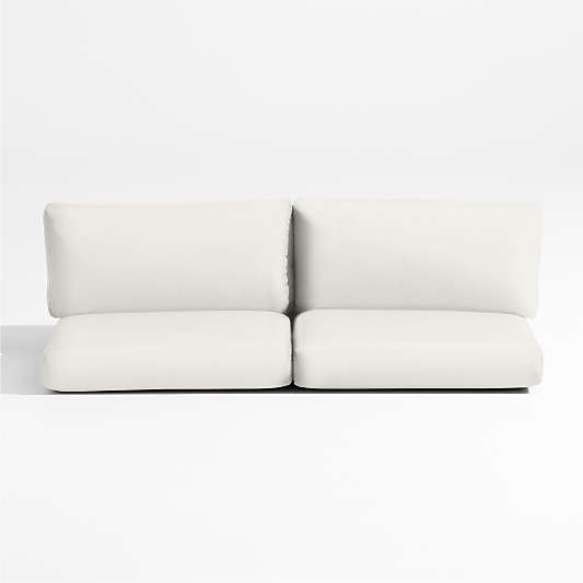 Replacement Abaco Canvas Flax Sunbrella ® Outdoor Sectional Sofa Cushions