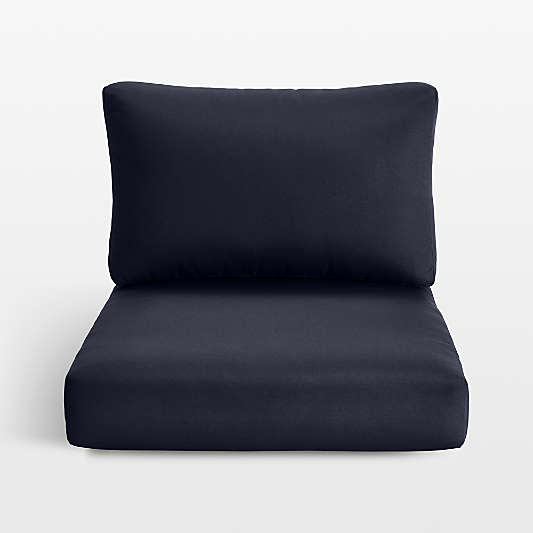 Replacement Abaco Canvas Navy Sunbrella ® Lounge Chair Cushions