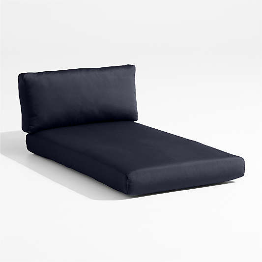 Replacement Abaco Canvas Navy Sunbrella ® Outdoor Left/Right Arm Sectional Chaise Cushion
