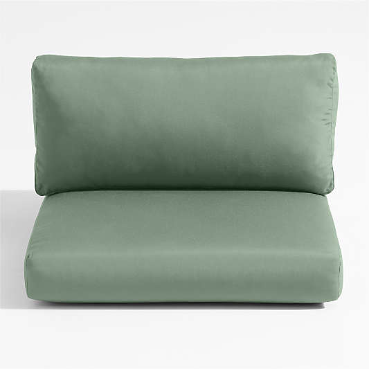 Replacement Abaco Canvas Spa Sunbrella ® Outdoor Left/Right-Arm Chair Cushions