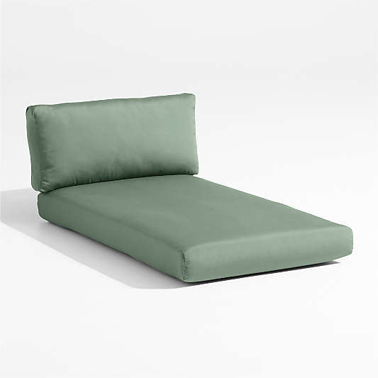 Replacement Abaco Canvas Spa Sunbrella ® Outdoor Left/Right Arm Sectional Chaise Cushion