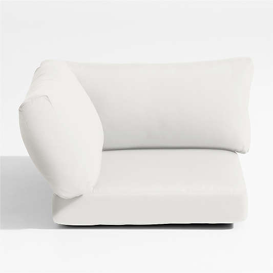 Replacement Abaco Canvas White Sunbrella ® Outdoor Corner Chair Cushions