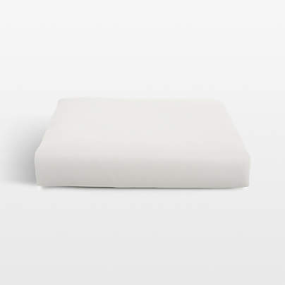 Replacement Abaco Canvas White Sunbrella ® Ottoman Cushion