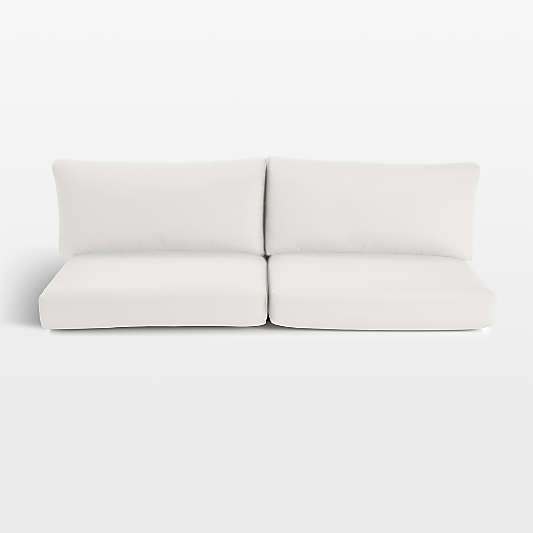 Replacement Abaco Canvas White Sunbrella ® Outdoor Sofa Cushions