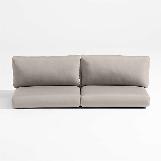 Replacement Abaco Cast Ash Sunbrella ® Outdoor Sectional Sofa Cushions