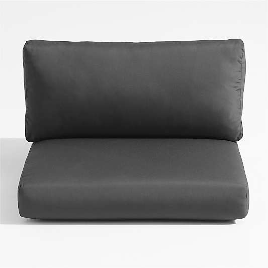 Replacement Abaco Cast Charcoal Sunbrella ® Outdoor Left/Right-Arm Chair Cushions