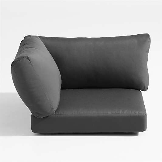 Replacement Abaco Cast Charcoal Sunbrella ® Outdoor Corner Chair Cushions