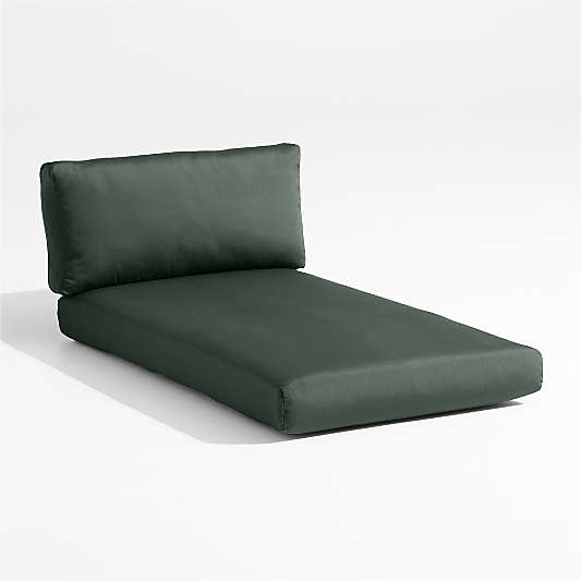 Replacement Abaco Cast Ivy Sunbrella ® Outdoor Left/Right Arm Sectional Chaise Cushion