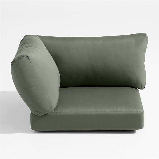 Replacement Abaco Cast Sage Sunbrella ® Outdoor Corner Chair Cushions
