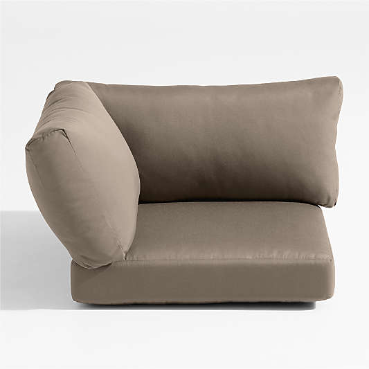Replacement Abaco Cast Shale Sunbrella ® Outdoor Corner Chair Cushions