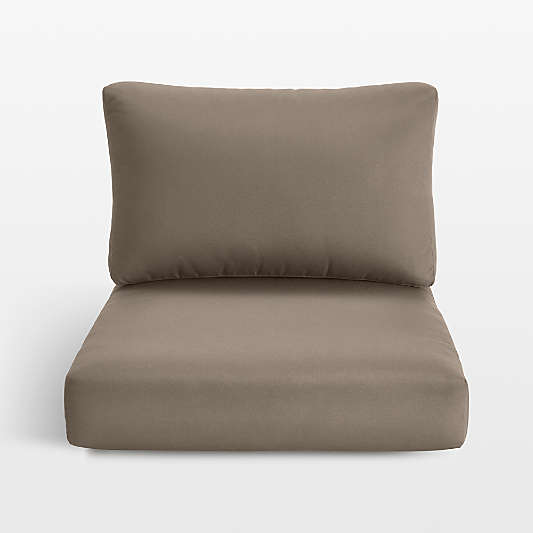 Replacement Abaco Cast Shale Sunbrella ® Lounge Chair Cushions