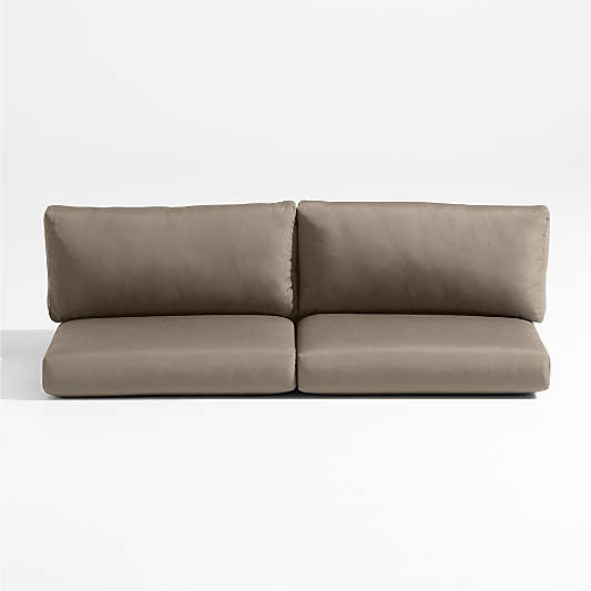 Replacement Abaco Cast Shale Sunbrella ® Outdoor Sectional Sofa Cushions