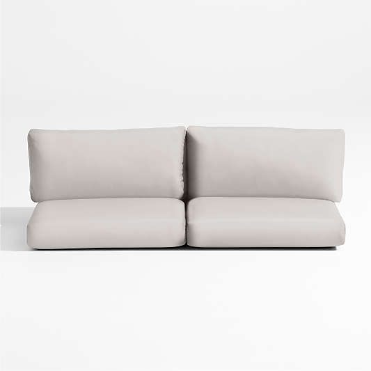 Replacement Abaco Cast Silver Sunbrella ® Outdoor Sectional Sofa Cushions