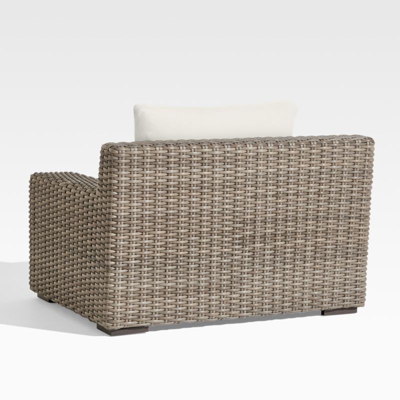 Abaco Resin Wicker Outdoor Lounge Chair with Canvas Natural Sunbrella ® Cushions - image 12 of 18