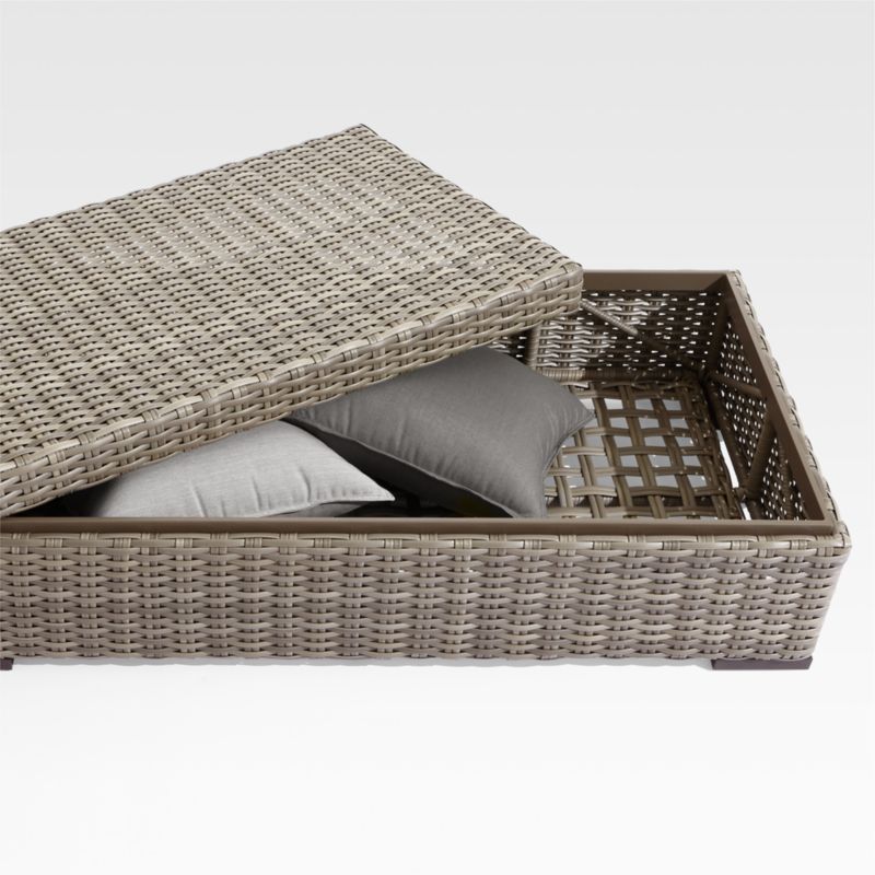 Abaco Resin Wicker Outdoor Storage Chest