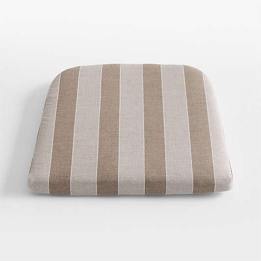 Replacement Abaco Range Dune Stripe Sunbrella ® Dining Chair Cushion