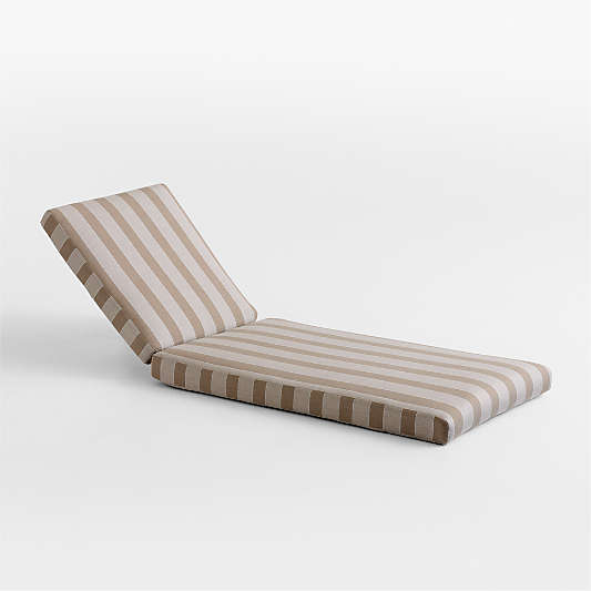 Replacement Abaco Range Dune Stripe Sunbrella ® Sun Lounger Cushion