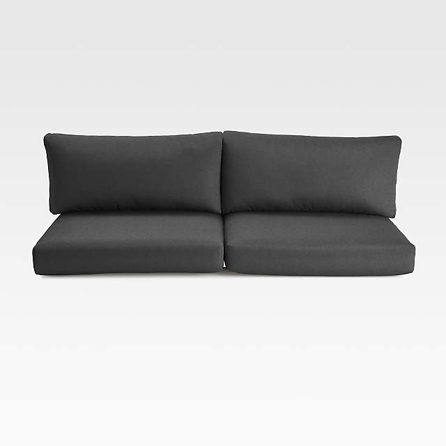 Abaco Graphite Sunbrella Sofa Cushions + Reviews