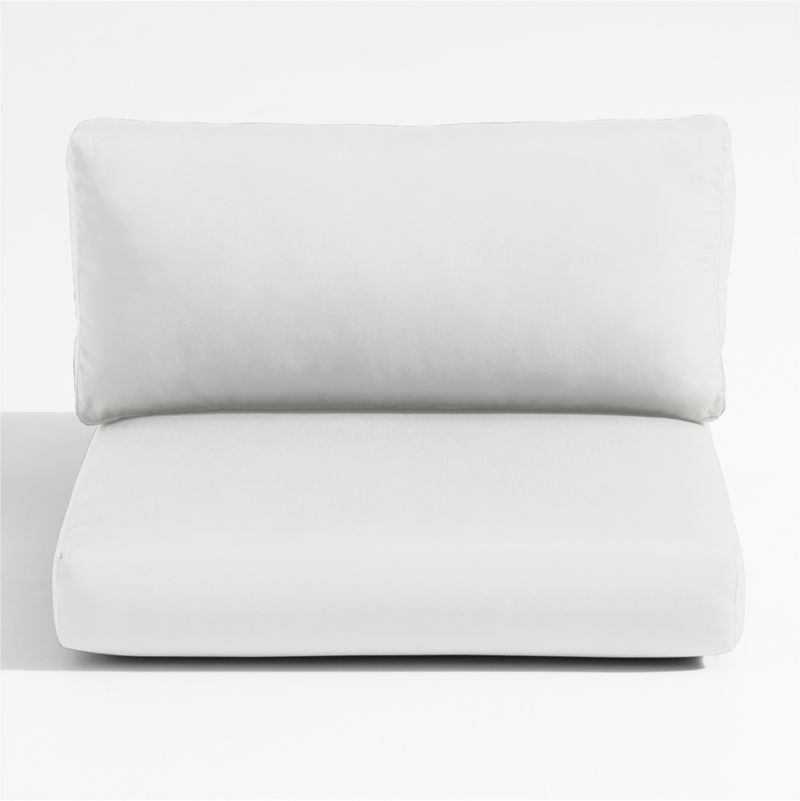 Abaco White Sunbrella ® Outdoor Left/Right-Arm Chair Cushions