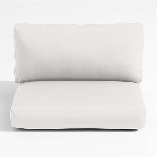 Abaco White Sunbrella ® Outdoor Left/Right-Arm Chair Cushions