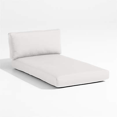 Abaco White Sunbrella ® Outdoor Left/Right Arm Sectional Chaise Cushion