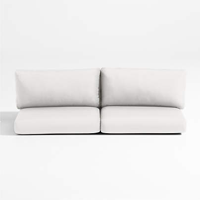 Abaco White Sunbrella ® Outdoor Sectional Sofa Cushions