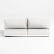 Ipanema Wicker 3-Piece Chaise Outdoor Sectional with Cushions
